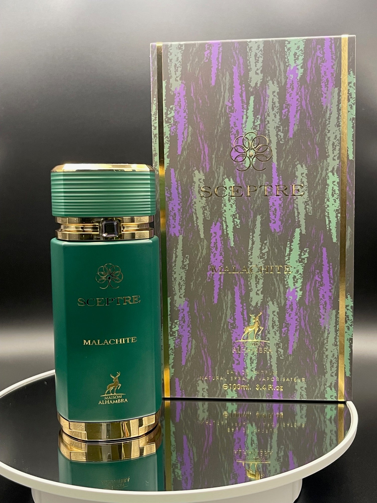 Sceptre Malachite Maison Alhambra
